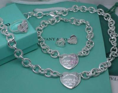 Cheap Tiffany Necklace Bracelet Set wholesale No. 10